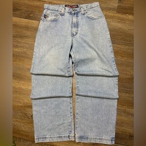 VTG ‘90s JNCO Jeans “funky basics”‎ 34x32